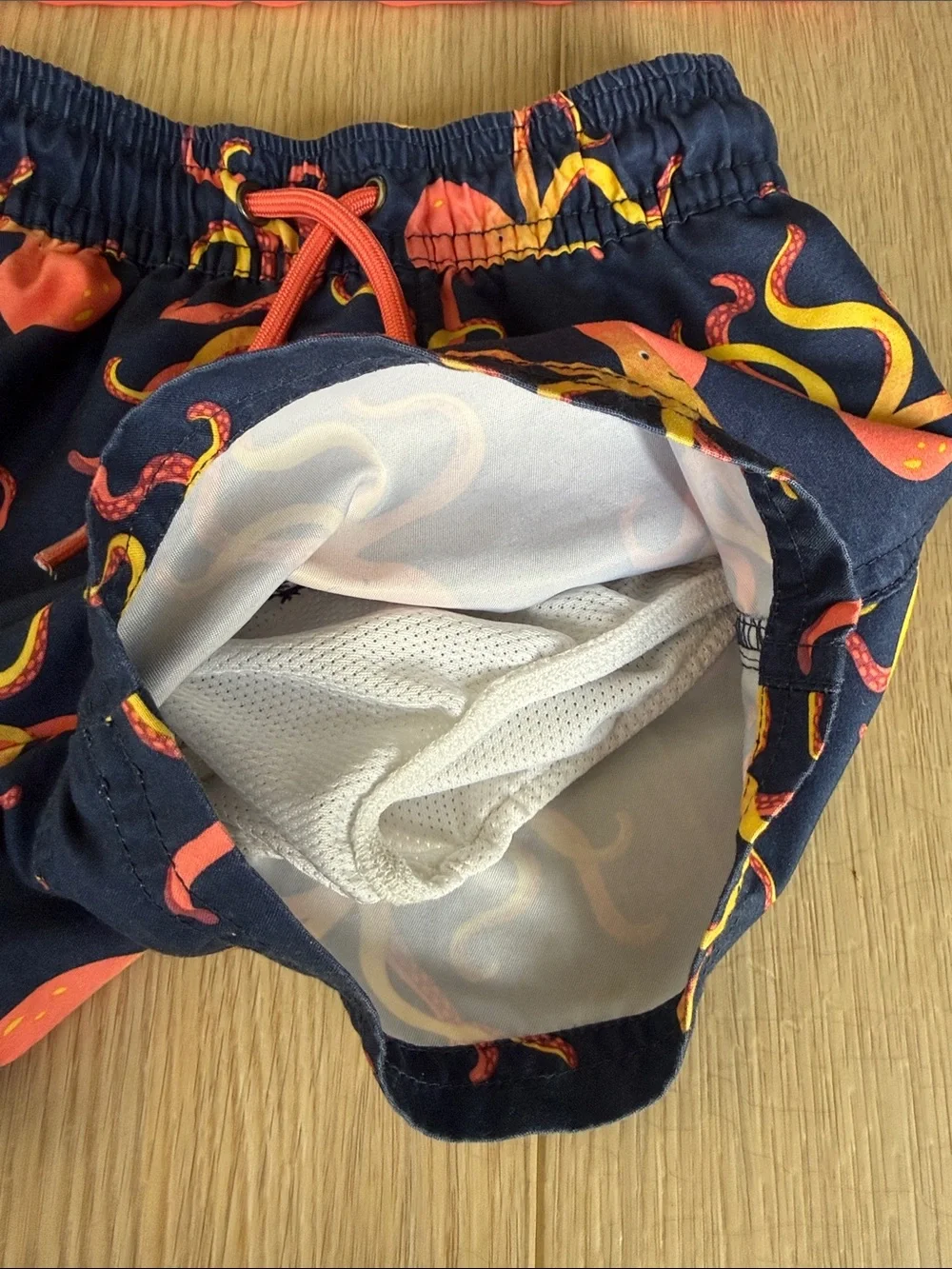 Neon Rash Guard Set Octopus Swim Trunks High Visibility Swimsuit Carter’s 2T